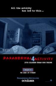 Paranormal Activity 4 poster