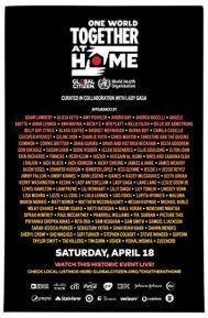 One World: Together at Home poster