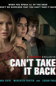 Can't Take It Back poster