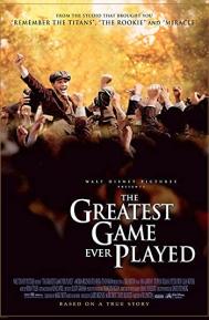 The Greatest Game Ever Played poster