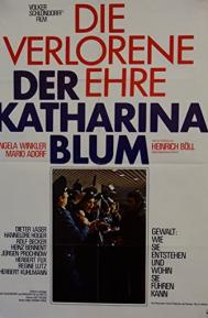 The Lost Honor of Katharina Blum poster