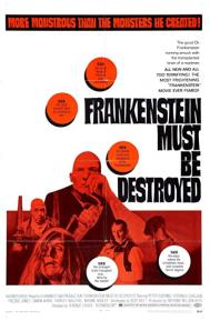 Frankenstein Must Be Destroyed poster