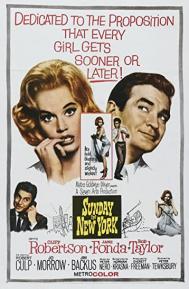 Sunday in New York poster