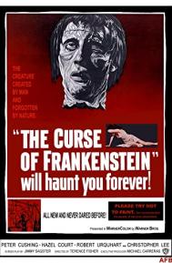 The Curse of Frankenstein poster