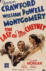 The Last of Mrs. Cheyney poster