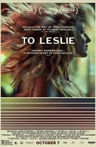 To Leslie poster